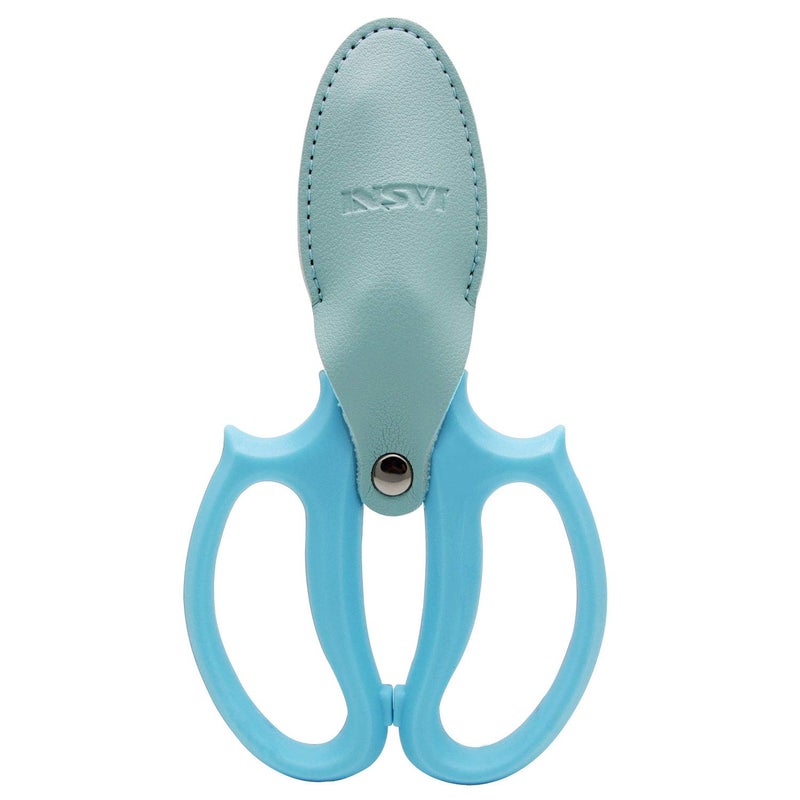 Jasni Garden Pruning Shears Scissors with Comfort Grip Handle, Premium Steel Professional Floral Scissors, Perfect for Arranging Flowers, Pruning, Trimming Plants, Gardening Tool (Blue) - Image 2